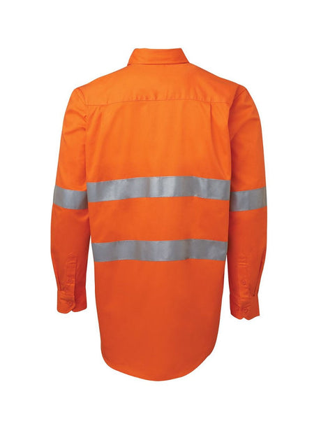 Hi Vis Long Sleeve D+N 190G Close Front Shirt