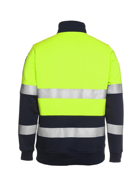 Hi Vis D+N 1/2 Zip Fleecy