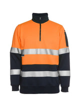 Hi Vis D+N 1/2 Zip Fleecy