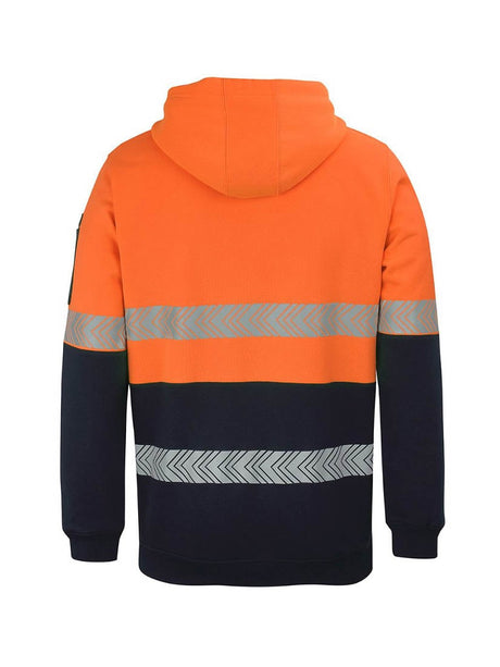 Hi Vis 1/2 Zip Segmented Tape Hoodie