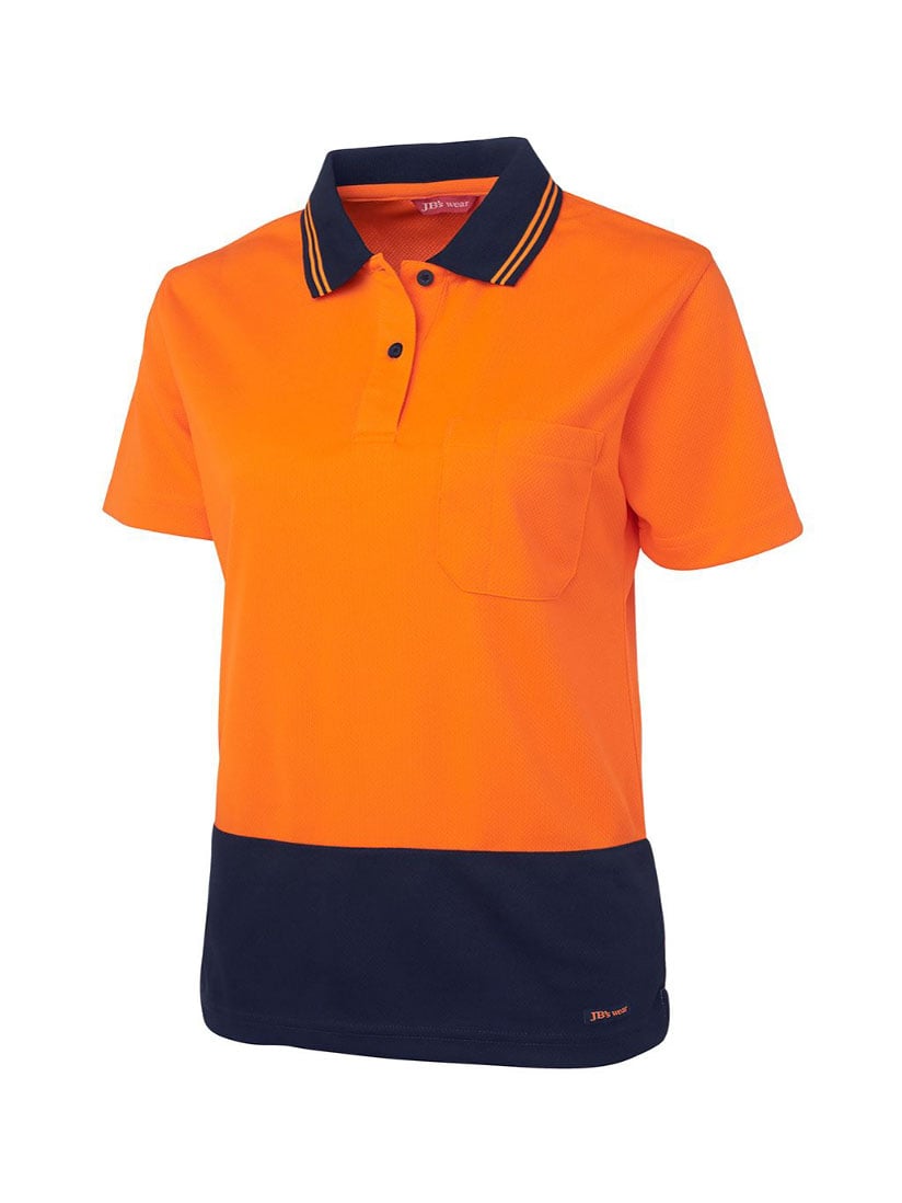 Ladies Hi Vis Short Sleeve Comfort Polo