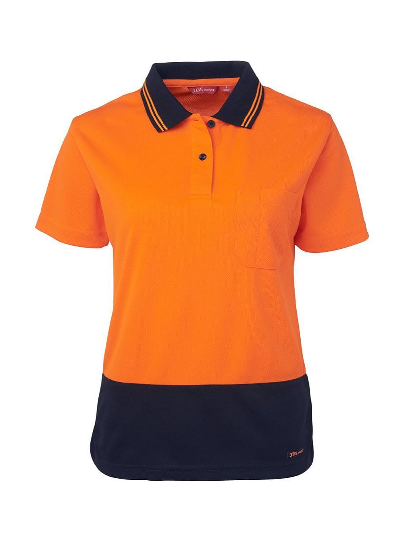 Ladies Hi Vis Short Sleeve Comfort Polo