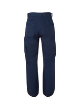 JB's Wear - Navy blue canvas cargo pants with multiple pockets.