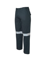 Mercerised Work Trouser With Reflective Tape