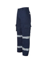 Mercerised Multi Pocket Pants With Reflective Tape