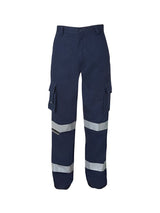 Mercerised Multi Pocket Pants With Reflective Tape