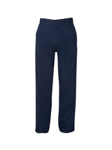 JB's Wear - Navy blue mercerised work trousers with a classic fit.