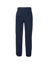 JB's Wear - Navy blue mercerised work trousers with two back pockets.
