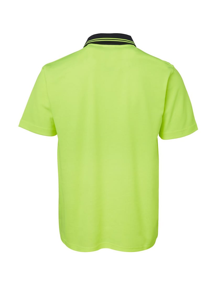 Hi Vis Non Cuff Cotton Back Polo