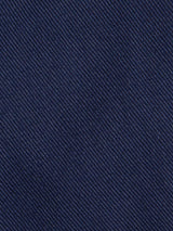 JB's Wear - Dark blue mercerised cotton fabric with a diagonal ribbed texture.