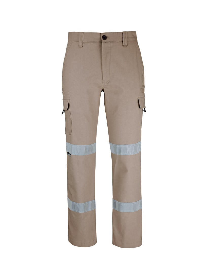 Multi Pocket Stretch Canvas Pants With D+N Tape