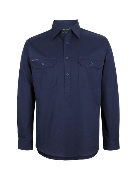 Close Front Long Sleeve 150G Work Shirt