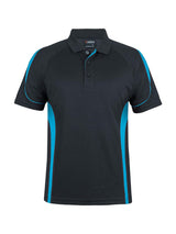 JB's Wear - Dark grey short-sleeve polo shirt with blue accents.