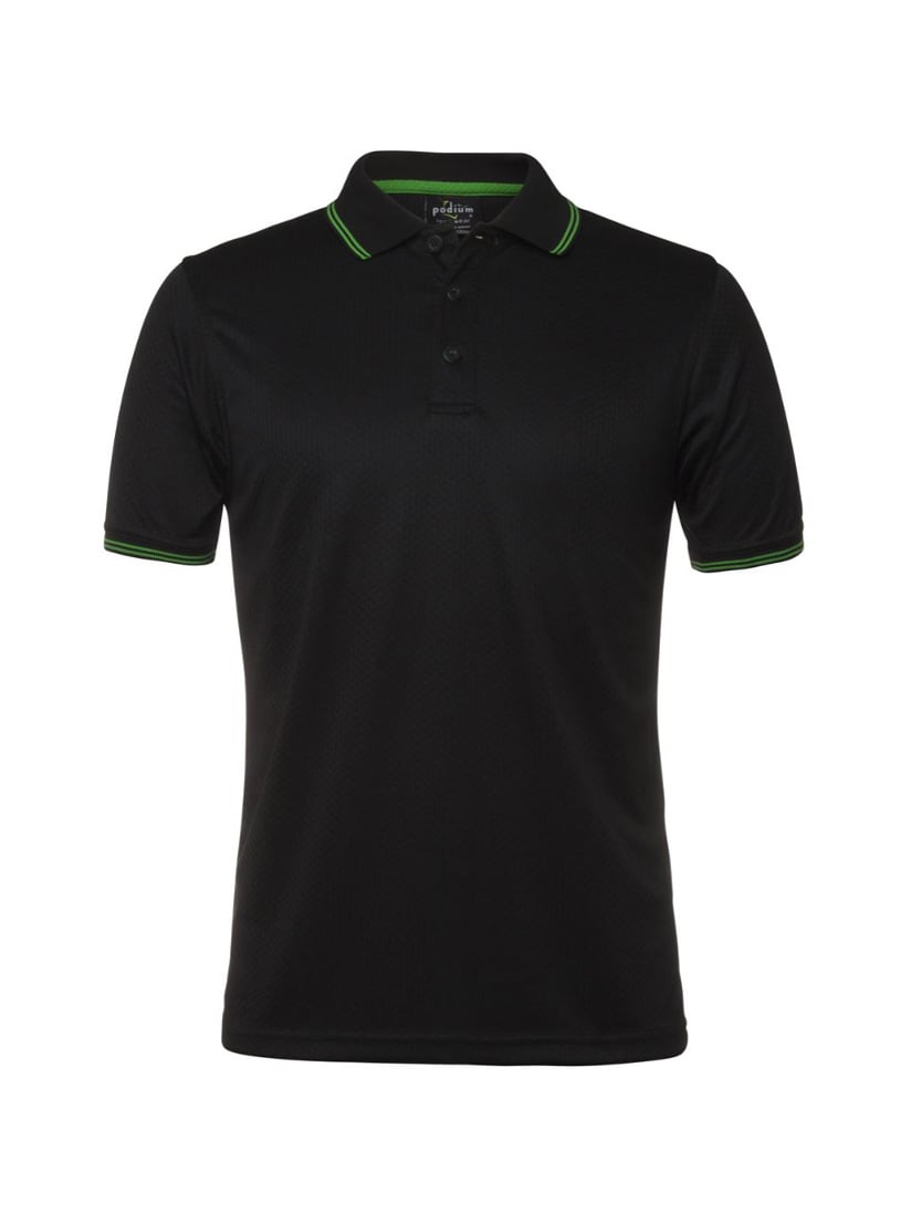 Podium Jacquard Contrast Polo