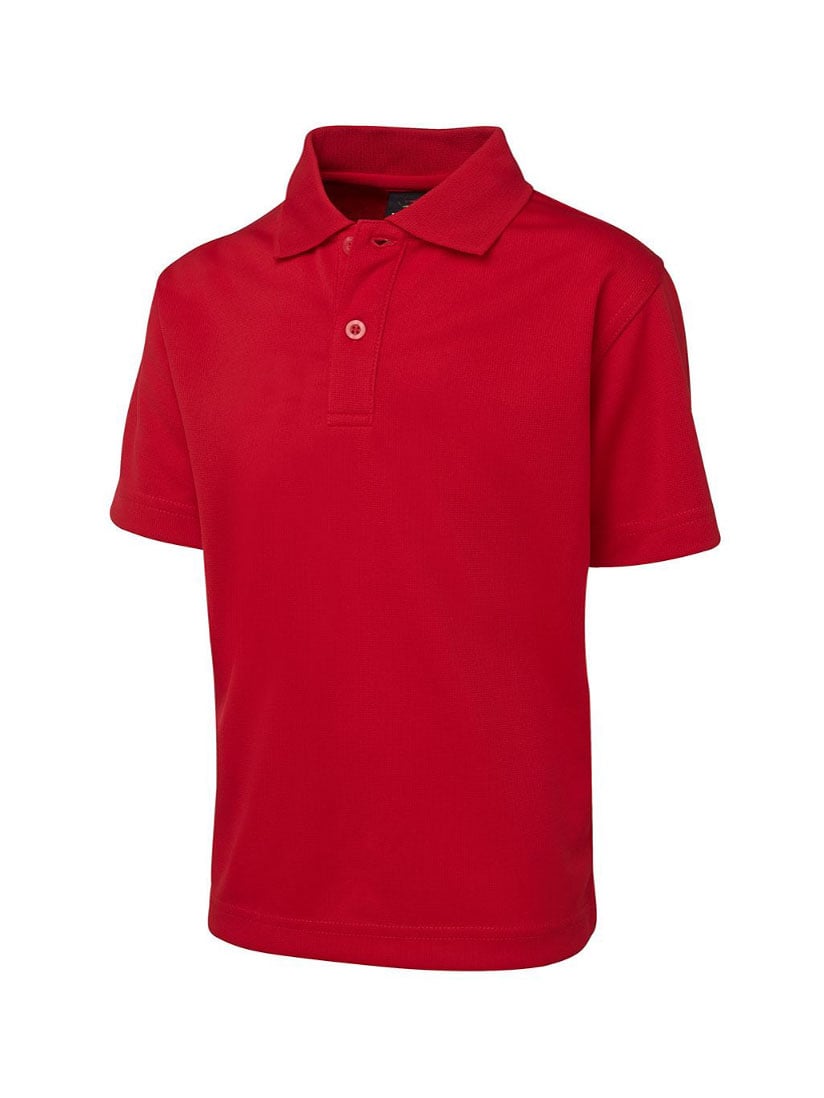 Kids Short Sleeve Poly Polo