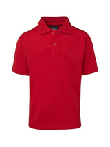 Kids Short Sleeve Poly Polo