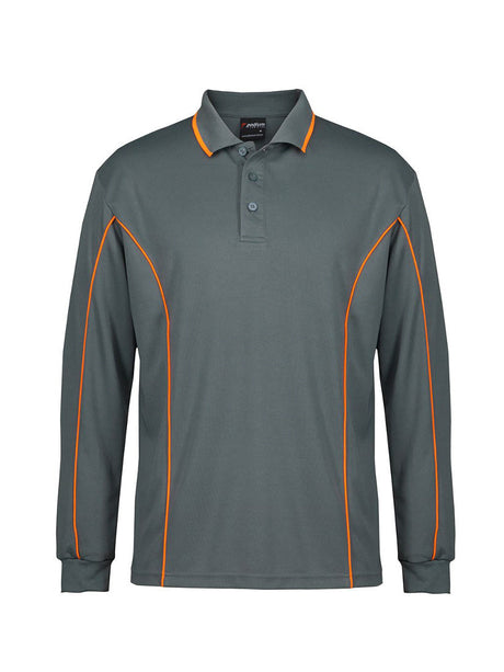 Podium Long Sleeve Piping Polo