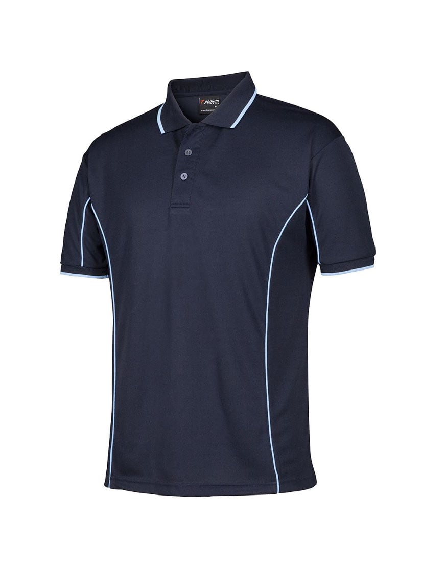 Podium Short Sleeve Piping Polo