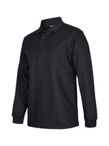 Podium L/S Waffle Pocket Polo