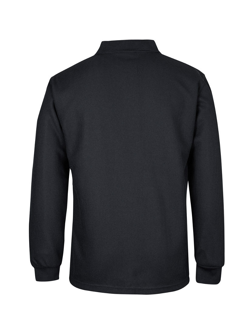 Podium L/S Waffle Pocket Polo