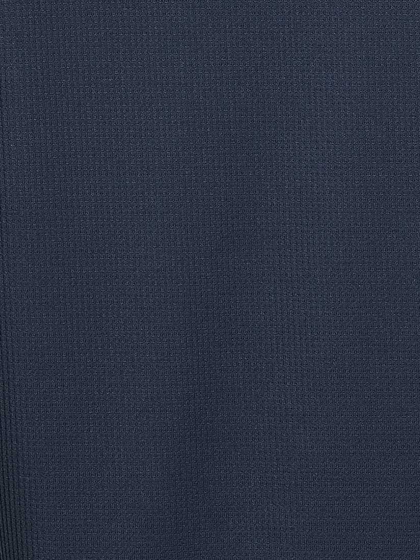 JB's Wear - Navy blue waffle knit polo shirt with a chest pocket.