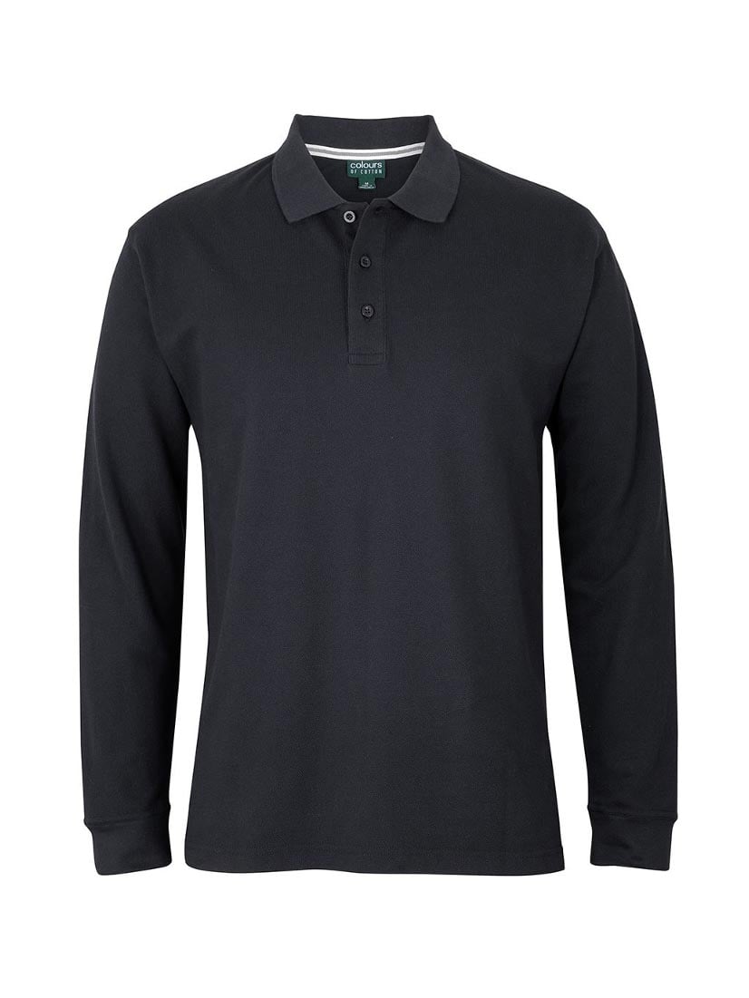 COC Long Sleeve Pique Polo