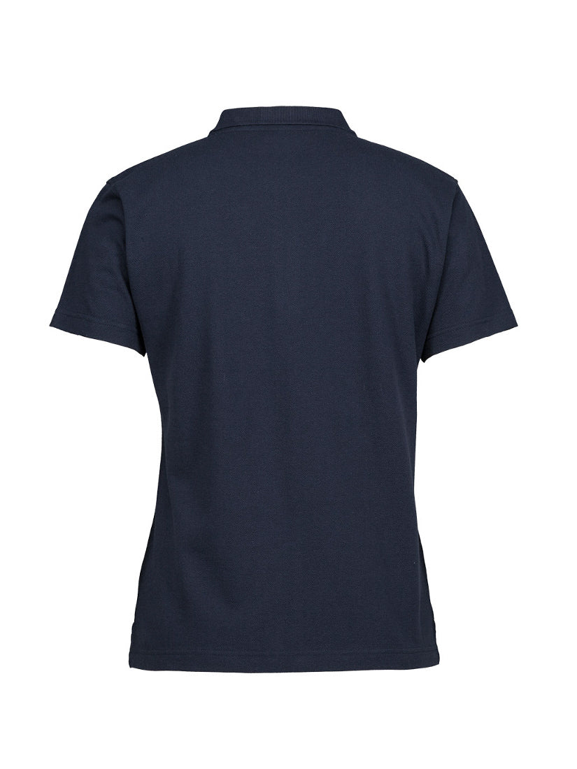 JB's Wear - Dark navy blue short-sleeved polo shirt for women.