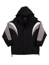 Unisex Tri-Colour Jacket with Hood