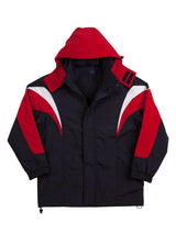 Unisex Tri-Colour Jacket with Hood