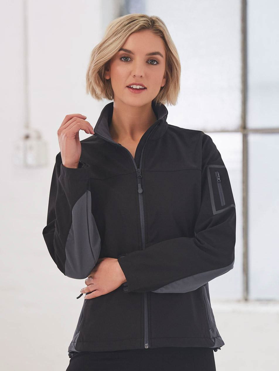 Ladies Softshell Contrast Jacket