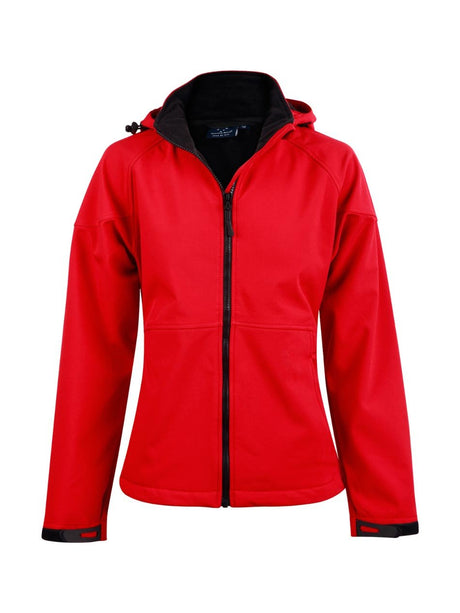 Ladies Softshell Hooded Jacket