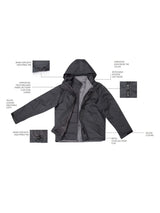 Mens Versatile Nylon Jacket with Hood