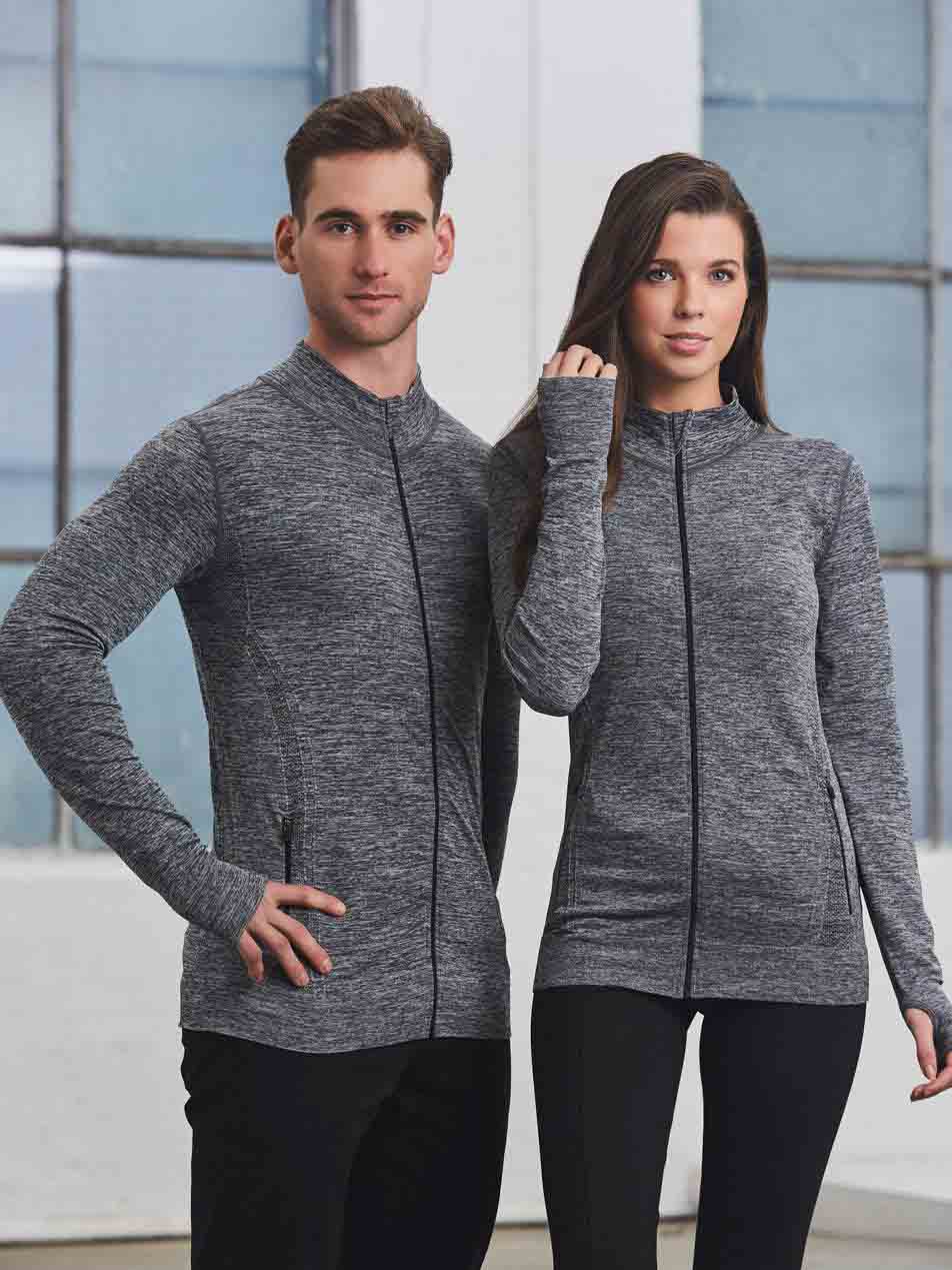 Unisex Seamless Heather Sport Jacket