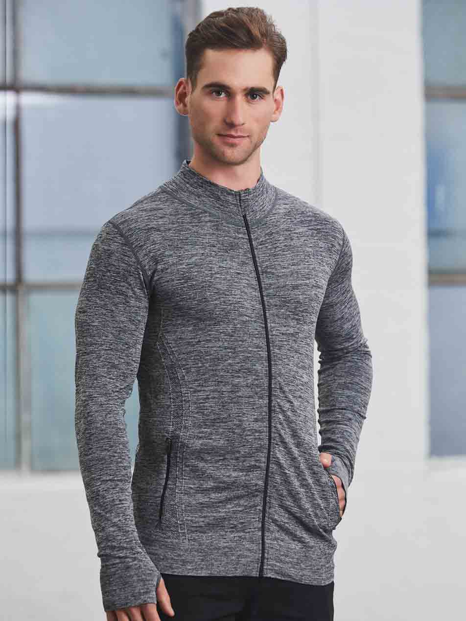 Unisex Seamless Heather Sport Jacket