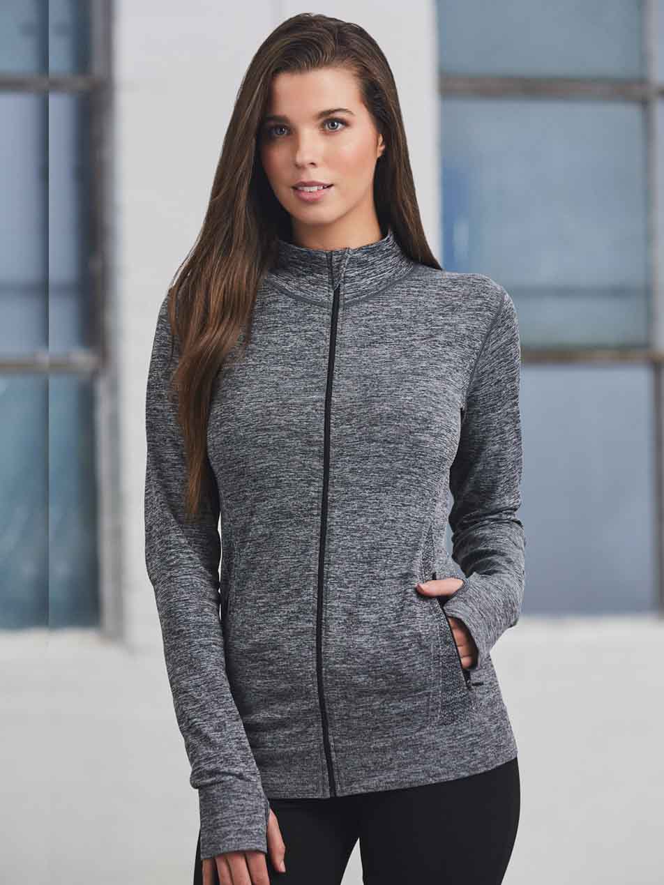 Unisex Seamless Heather Sport Jacket