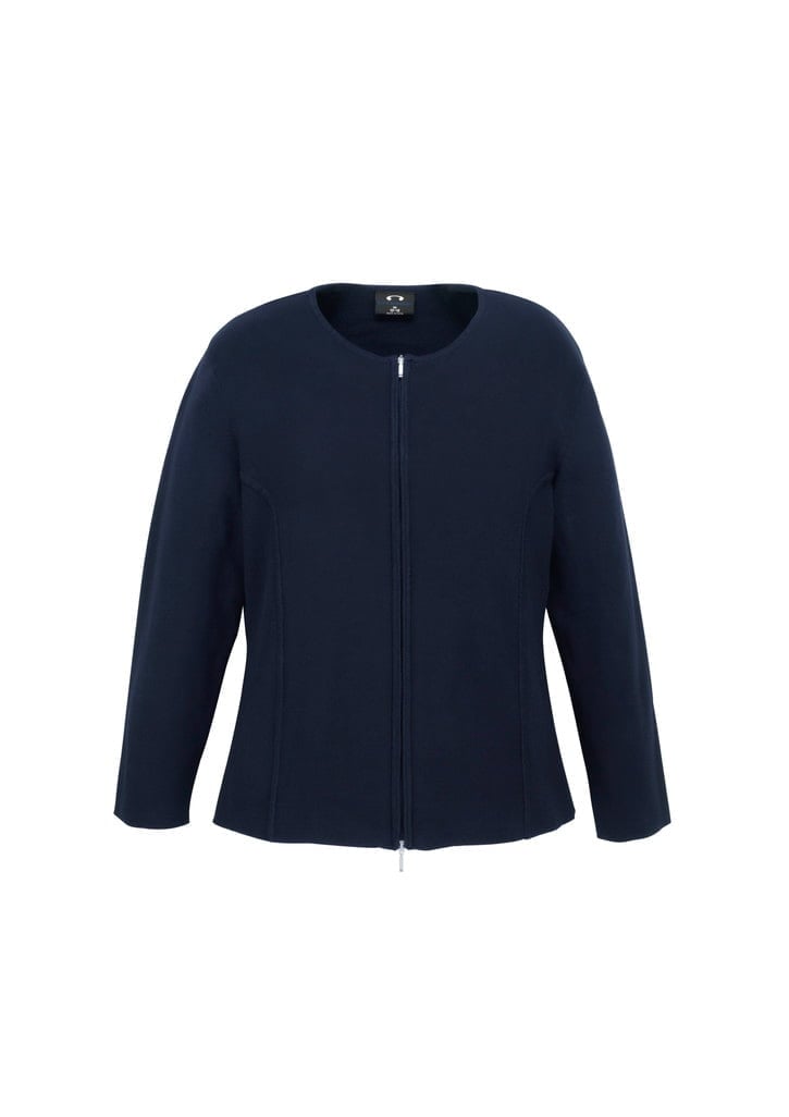 Ladies 2-Way Zip Cardigan