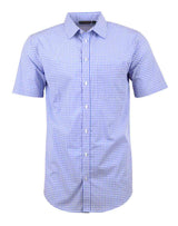 Mens Check Short Sleeve Shirt