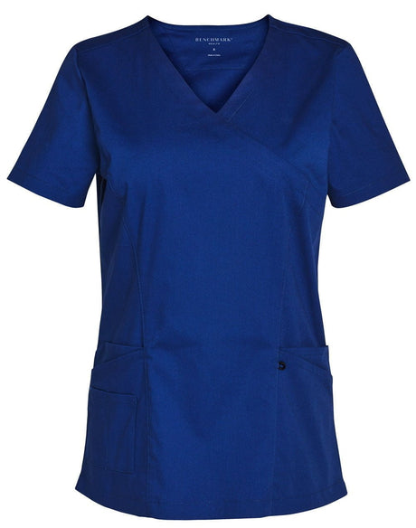 Ladies Solid Colour Short Sleeve Scrub Top