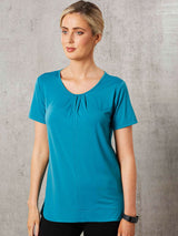 Ladies Julia Short Sleeve Knit Top