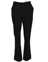 Ladies Semi-Elastic Waist Tie Solid Colour Scrub Pants