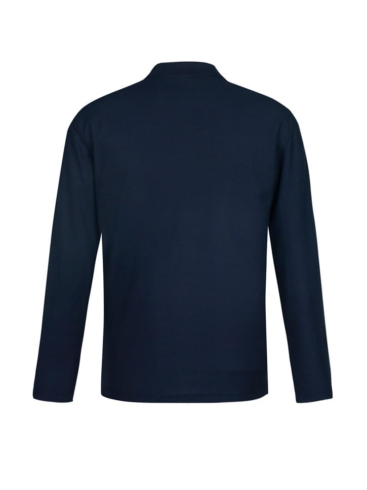 Mens Crew Long Sleeve Polo