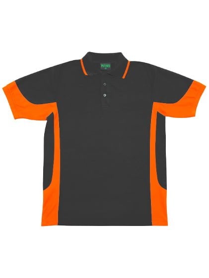 Mens Contrast Polo