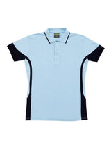 Mens Contrast Polo