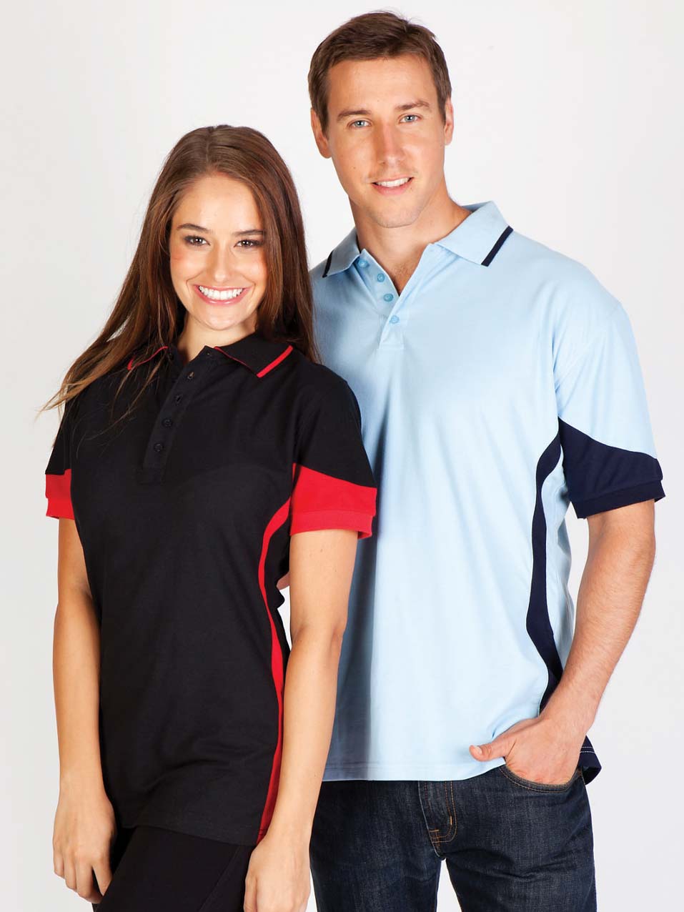 Ladies Contrast Polo