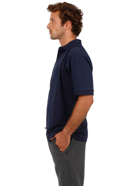 Mens 100% Cotton Pique Knit Polo