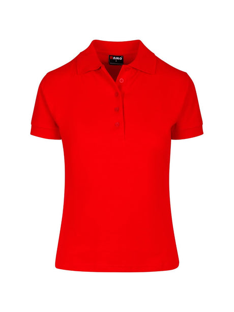 Ladies 100% Cotton Pique Knit Polo