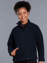 Kids Bonded Polar Fleece Full-Zip Fitted Jacket