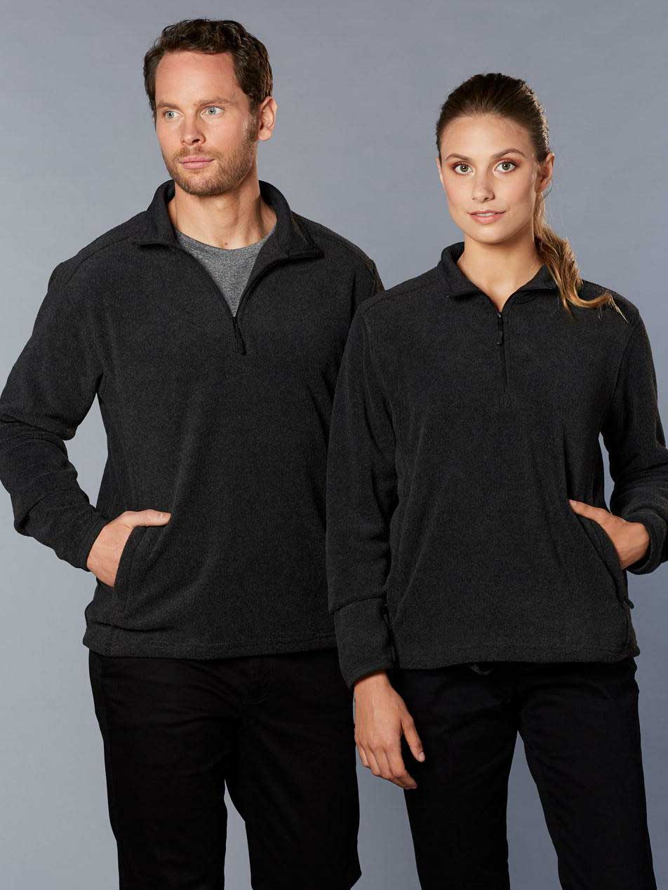 Unisex Polar Fleece Half-Zip Pullover