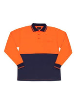 Safety Hi Vis Long Sleeve Polo