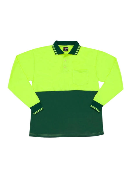 Safety Hi Vis Long Sleeve Polo